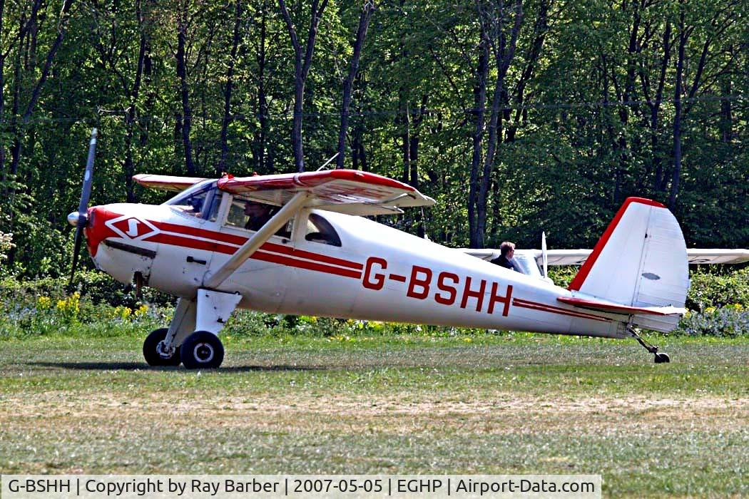 G-BSHH, 1946 Luscombe 8E Silvaire C/N 3981, Luscombe 8A Silvaire [3981] Popham~G 05/05/2007