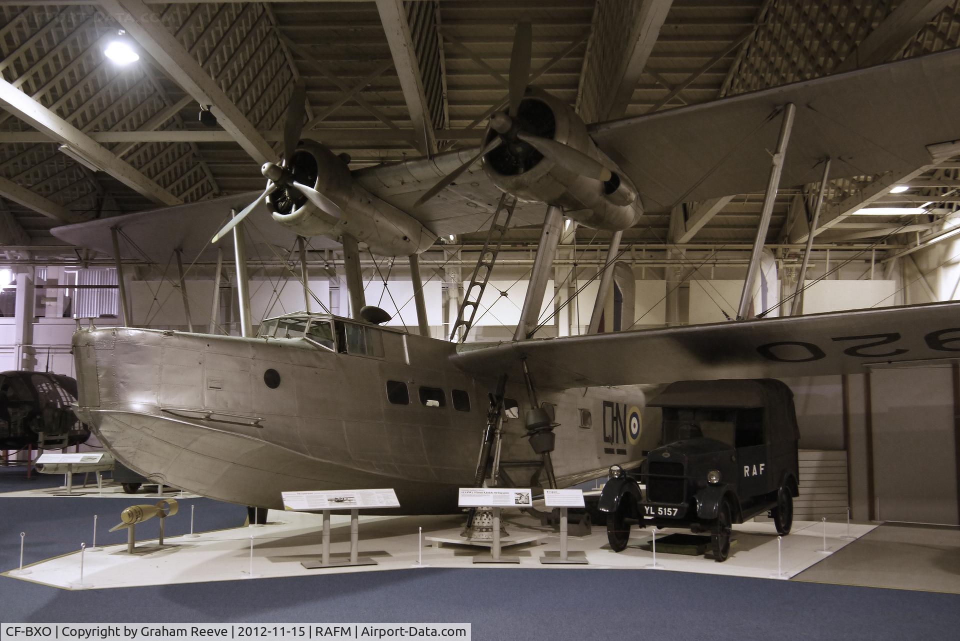 CF-BXO, 1940 Supermarine Stranraer C/N CV 209, On display at the Royal Air Force Museum, Hendon.