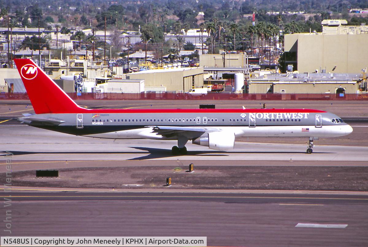 N548US, 1996 Boeing 757-251 C/N 26495, March 1999