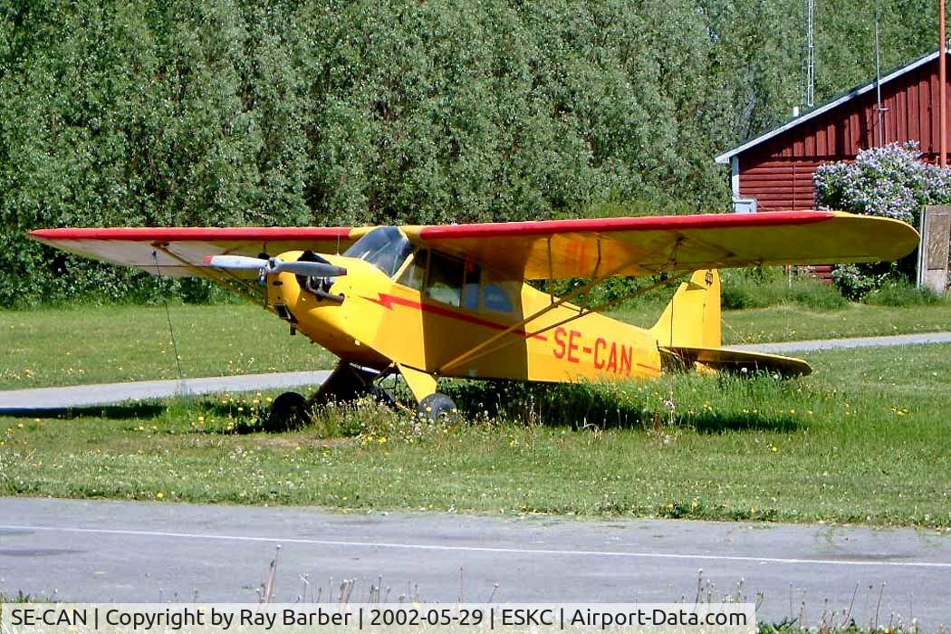 SE-CAN, 1944 Piper L-4J Grasshopper (J3C-65D) C/N 12645, Piper J-3C-65 Cub [12645] Uppsala-Sundbro~SE 29/05/2002