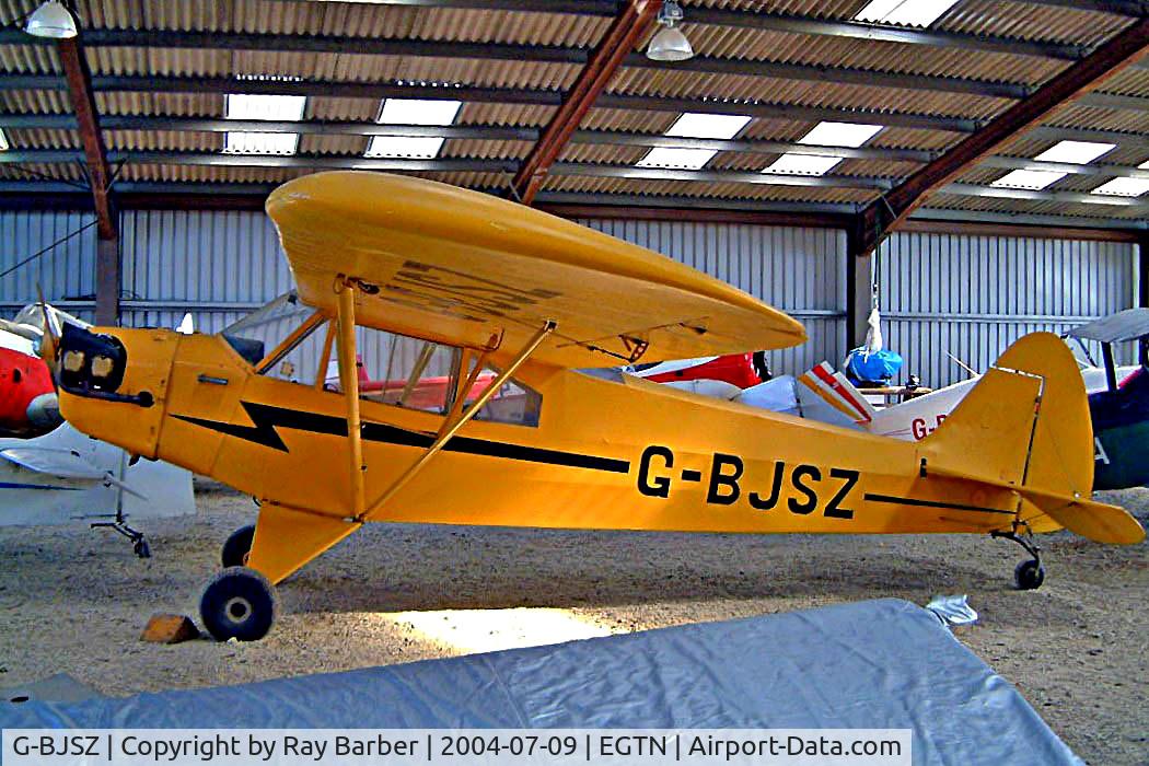 G-BJSZ, 1944 Piper L-4H Grasshopper (J3C-65D) C/N 11874, Piper J-3C-65 Cub [12047] Enstone~G 09/07/2004