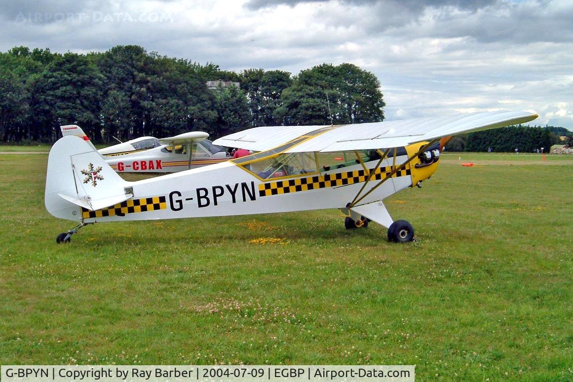 G-BPYN, 1943 Piper L-4H Grasshopper (J3C-65D) C/N 11422, Piper J-3C-65 Cub [11422] Kemble~G 09/07/2004