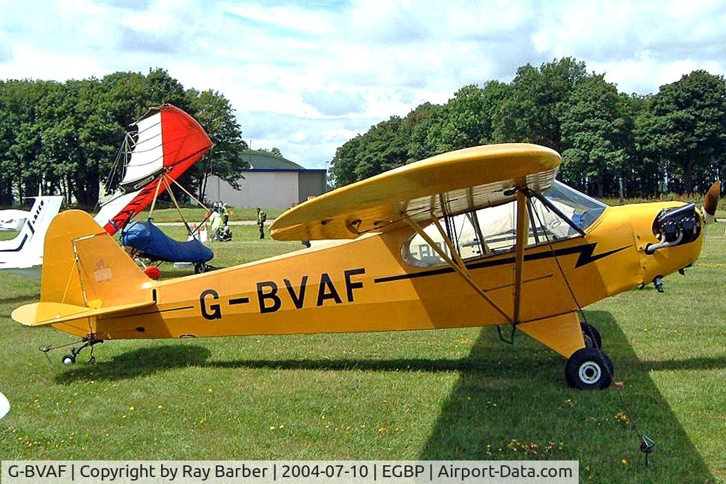 G-BVAF, 1940 Piper J3C-65 Cub Cub C/N 4645, Piper J3C-85 Cub [4645] Kemble~G 10/07/2004