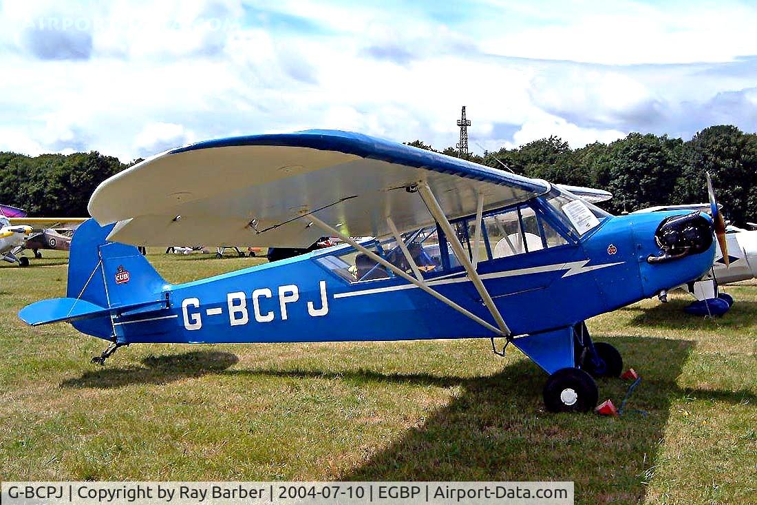 G-BCPJ, 1945 Piper J3C-65 Cub Cub C/N 13206, Piper J-3C-65 Cub [13206] Kemble~G 10/07/2004