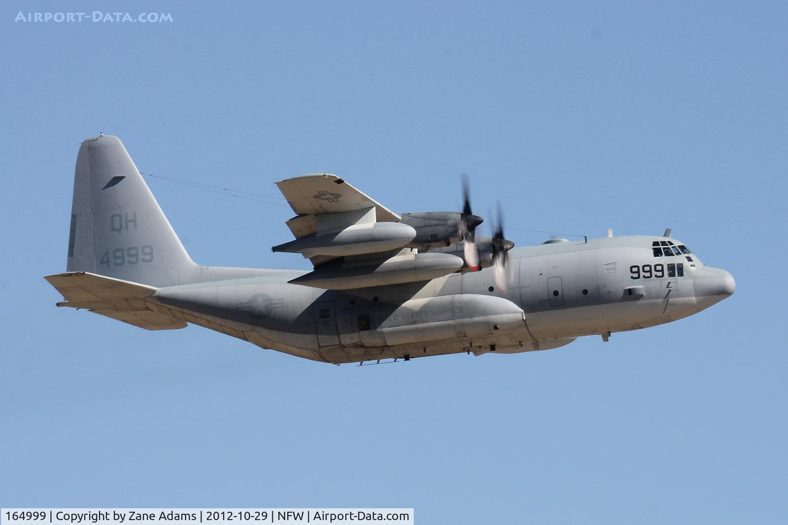 164999, 1991 Lockheed KC-130T Hercules C/N 382-5302, Departing NASJRB Fort Worth