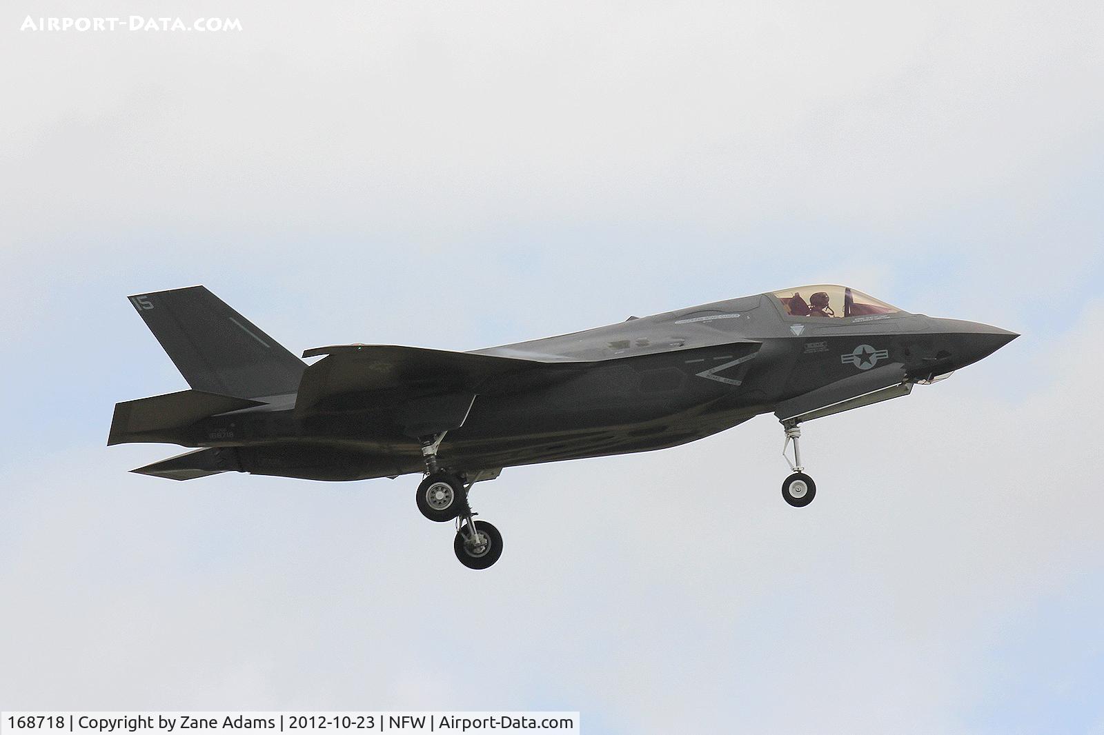 168718, 2011 Lockheed Martin F-35B Lightning II C/N BF-20, Lockheed F-35B landing at NASJRB Fort Worth