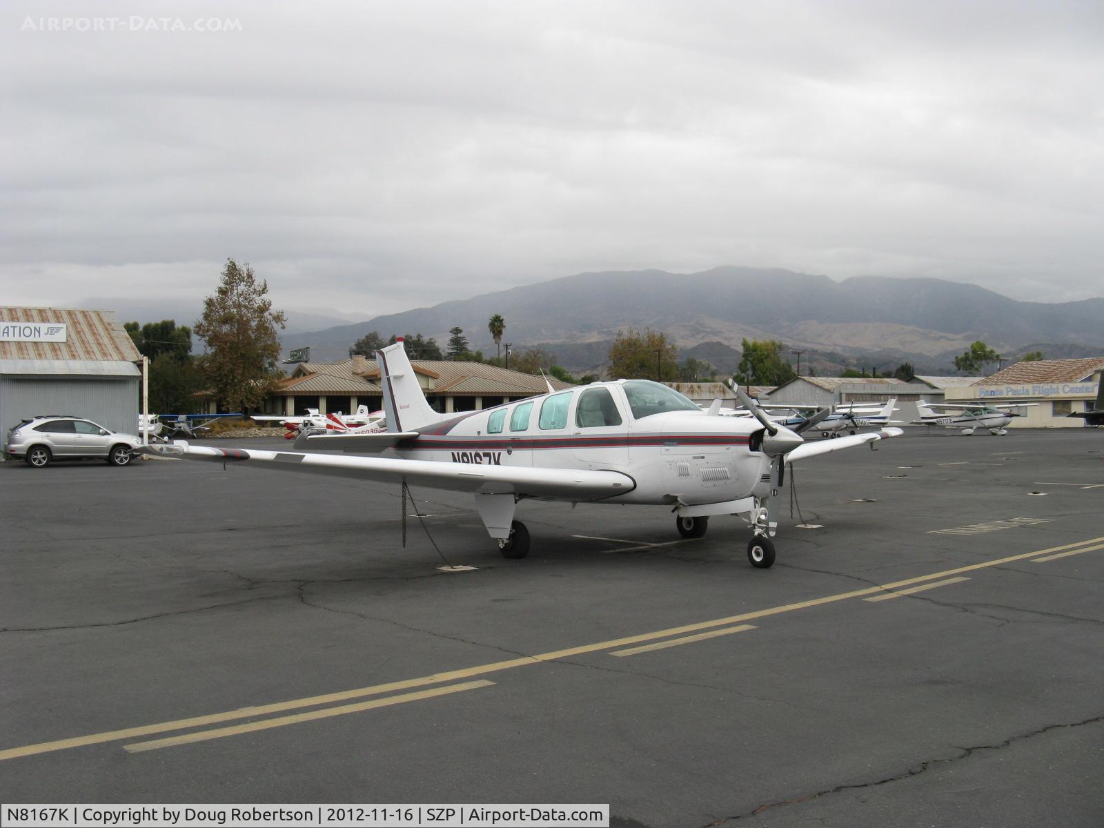 N8167K, 1993 Beech B36TC Turbo Bonanza C/N EA-547, 1993 Beech B36TC TURBO BONANZA, Continental TSIO-520-UB 300 Hp continuous