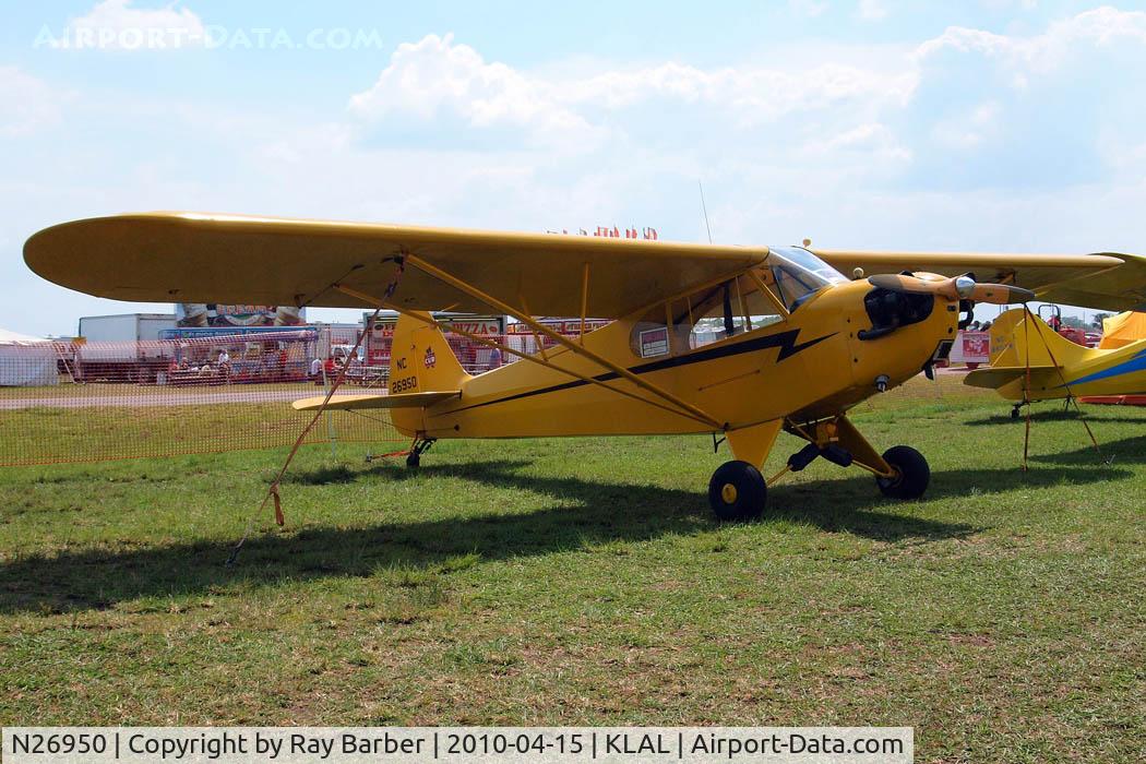 N26950, Piper J3C-65 Cub C/N 20974, Piper J-3C-65 Cub [20974] Lakeland-Linder~N 15/04/2010