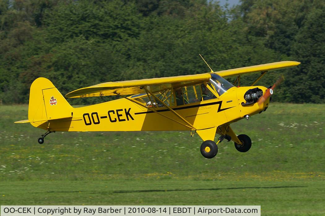 OO-CEK, 1944 Piper L-4J Grasshopper (J3C-65D) C/N 12760, Piper J-3C-65 Cub [12760] Schaffen-Diest~OO 14/08/2010