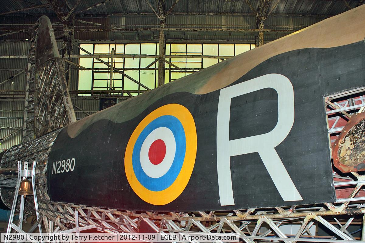 N2980, 1940 Vickers Wellington 1A C/N Not found N2980, 1940 Vickers Wellington 1A, c/n: N2980 at Brooklands Museum