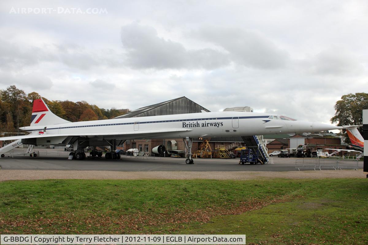 G-BBDG, 1973 BAC Concorde 100 C/N 202, 1973 Aerospatiale-BAC Concorde 1-100, c/n: 100-002 at Brooklands Museum