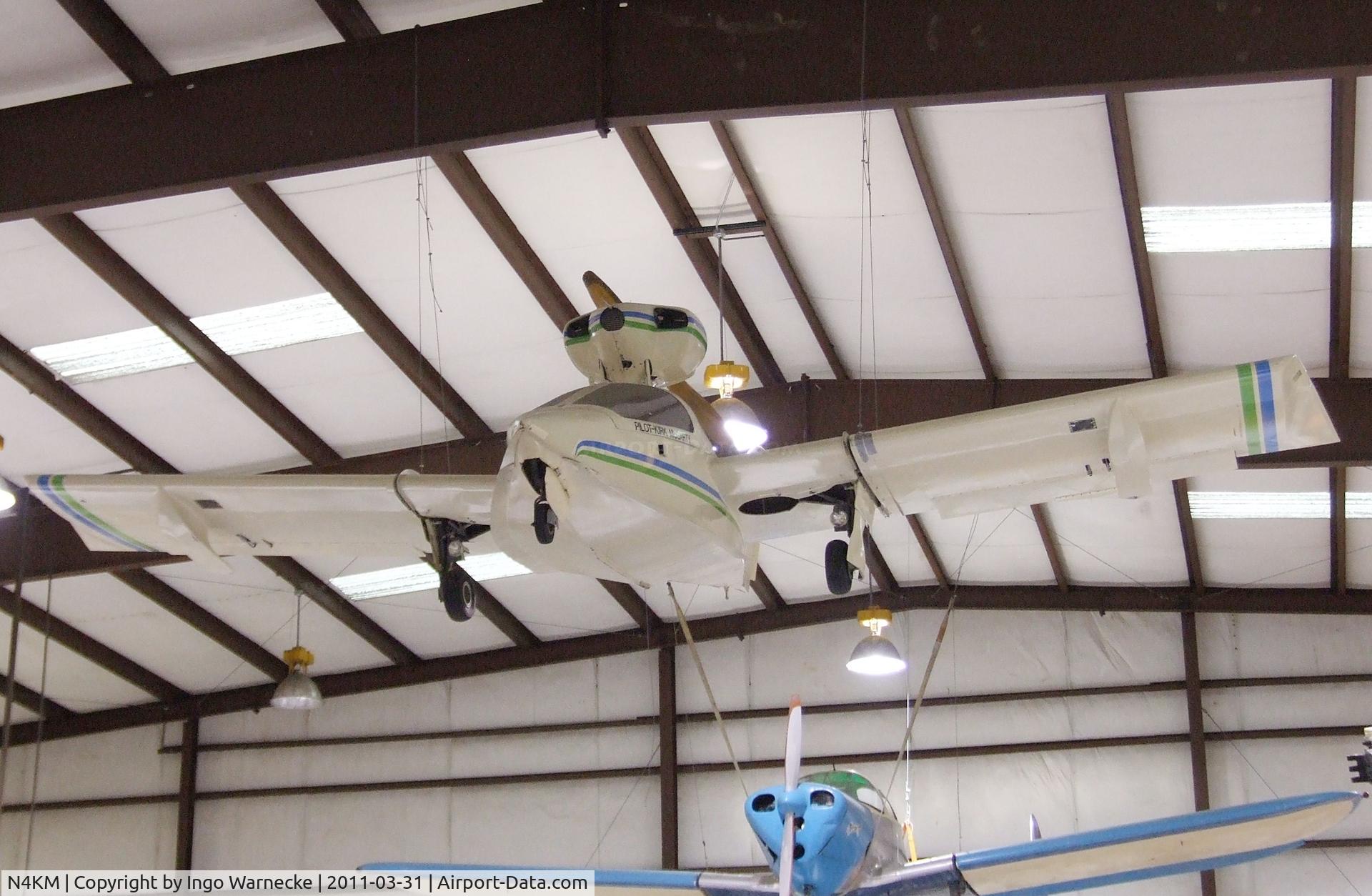 N4KM, 1988 Pereira Osprey II C/N KM-1, Pereira (McCarty) Osprey II at the Museum of Flight Restoration Center, Everett WA