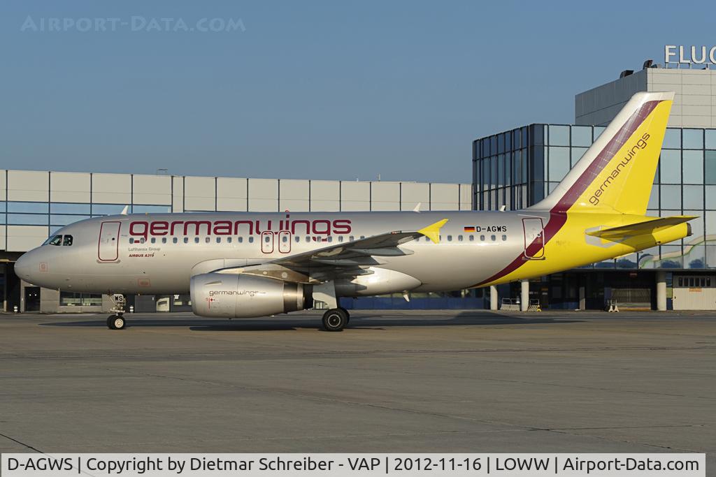 D-AGWS, 2012 Airbus A319-132 C/N 4998, Germanwings Airbus 319