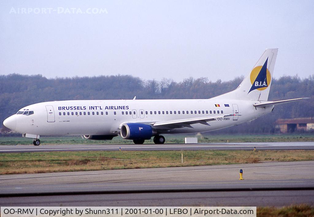 OO-RMV, 1989 Boeing 737-408 C/N 24352, Ready for take off rwy 14L