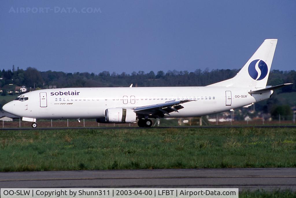 OO-SLW, 1989 Boeing 737-448 C/N 24474, Arriving rwy 20