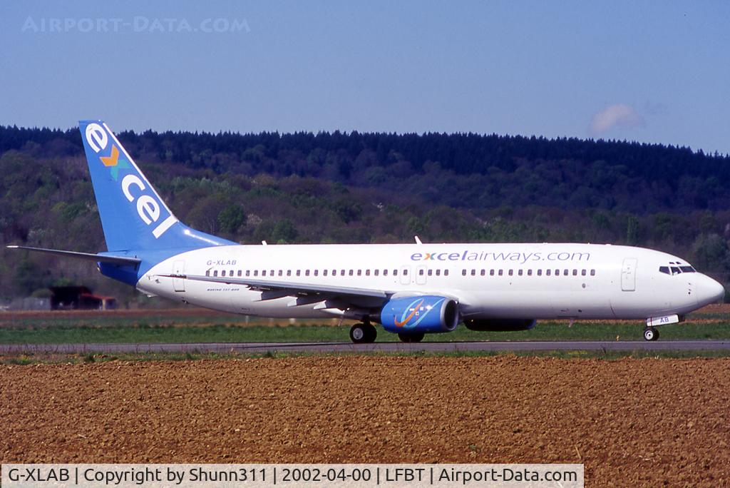 G-XLAB, 1998 Boeing 737-8Q8 C/N 28218, Taxiing to the Terminal...