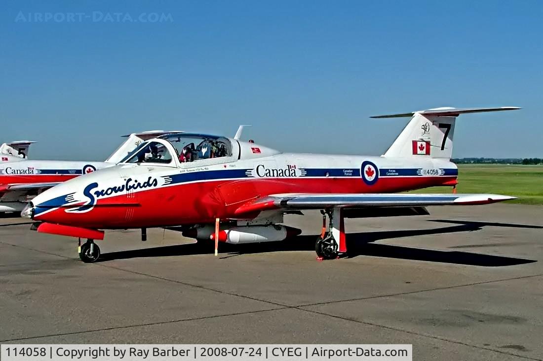 114058, Canadair CT-114 Tutor C/N 1058, Canadair CT-114 Tutor [1058] Edmonton~C 24/07/2008.  Coded 