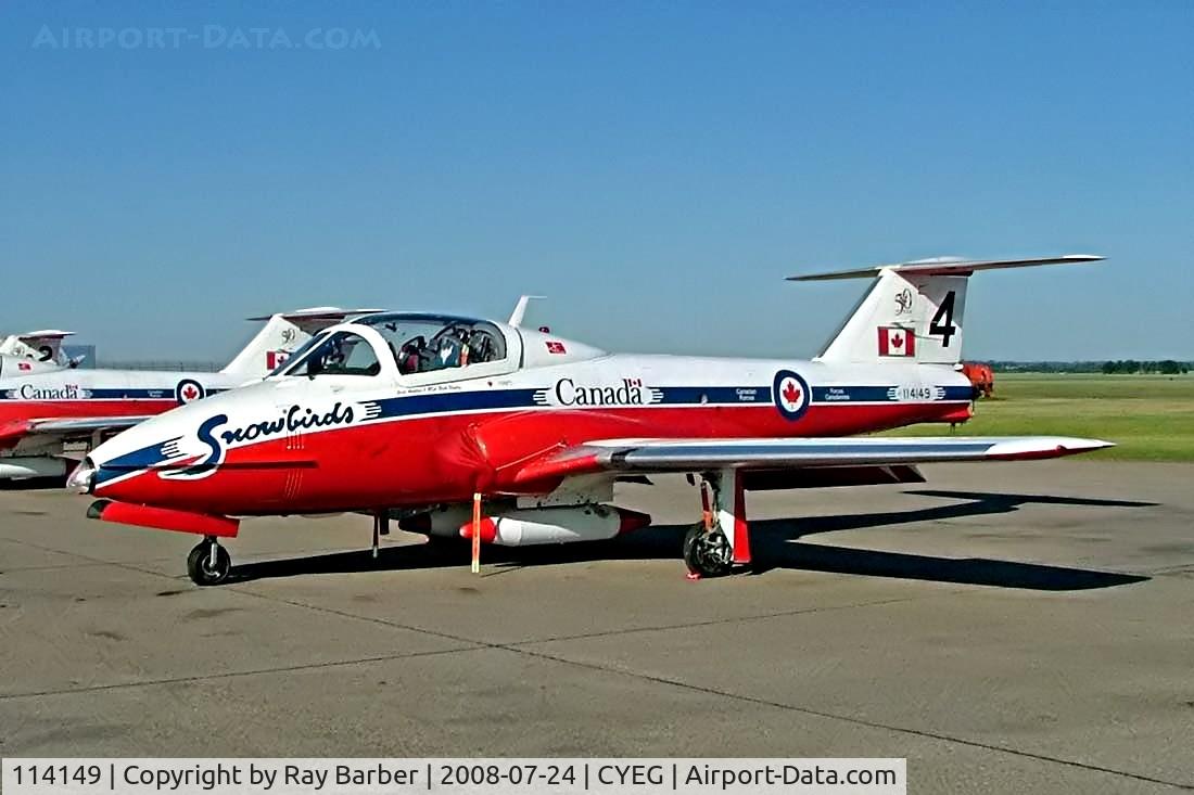 114149, Canadair CT-114 Tutor C/N 1149, Canadair CT-114 Tutor [1149] Edmonton~C 24/07/2008.  Coded 