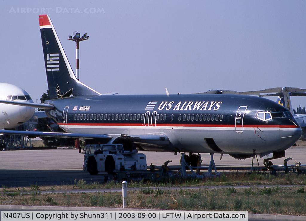 N407US, 1988 Boeing 737-401 C/N 23877, Stored and wfu... Later b/u