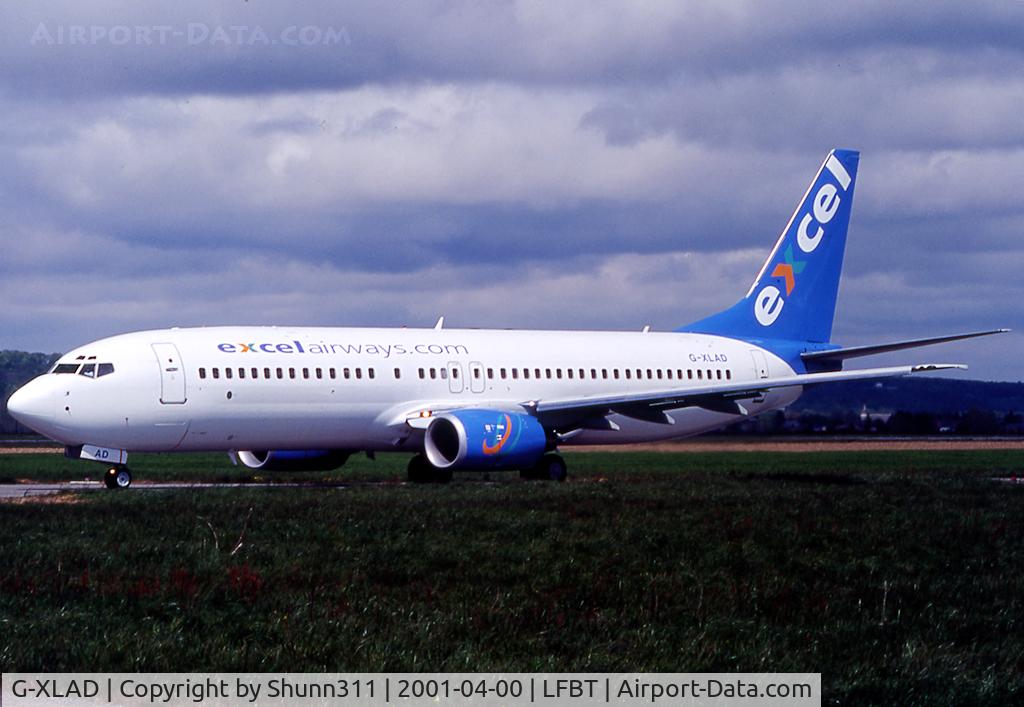G-XLAD, 2000 Boeing 737-81Q C/N 29052, Taxiing holding point rwy 02 for departure