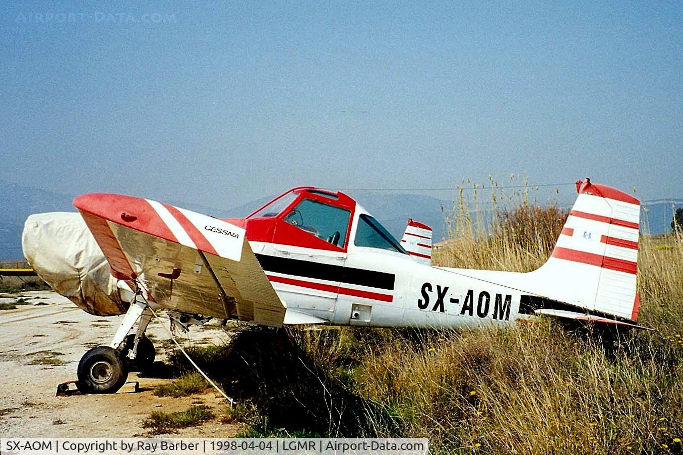 SX-AOM, 1979 Cessna A188B C/N 188-03312T, Cessna A.188B AgTruck [188-03312T] Marathon~SX 04/04/1998