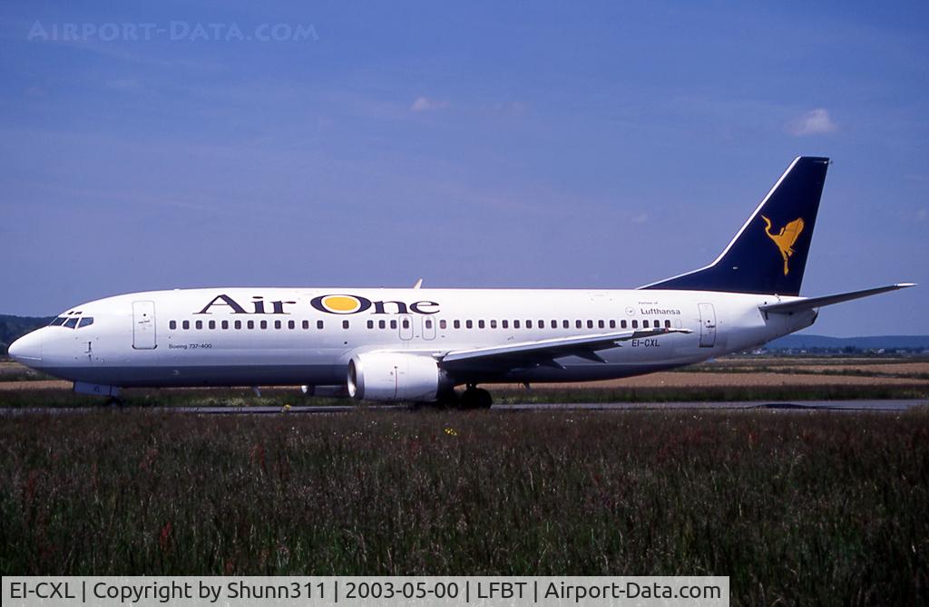 EI-CXL, 1997 Boeing 737-46N C/N 28723, Taxiing holding point rwy 02 for departure
