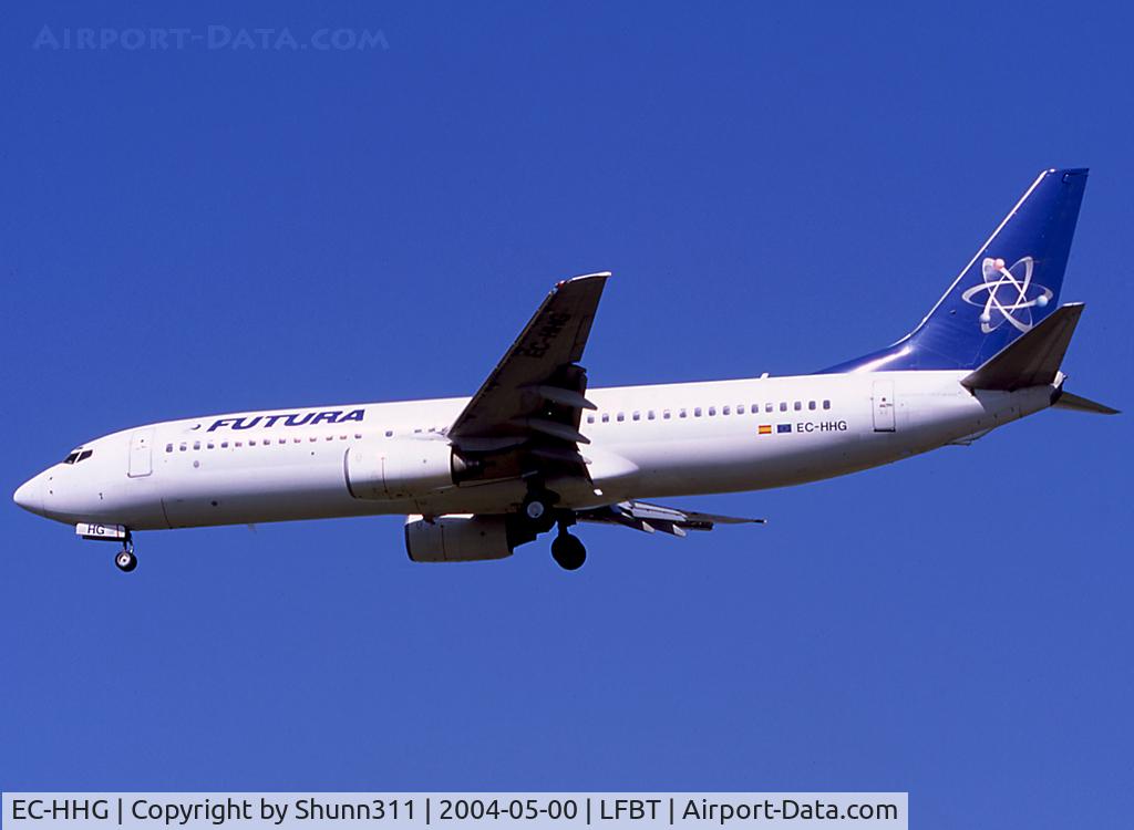 EC-HHG, 1999 Boeing 737-86N C/N 28608, Landing rwy 20