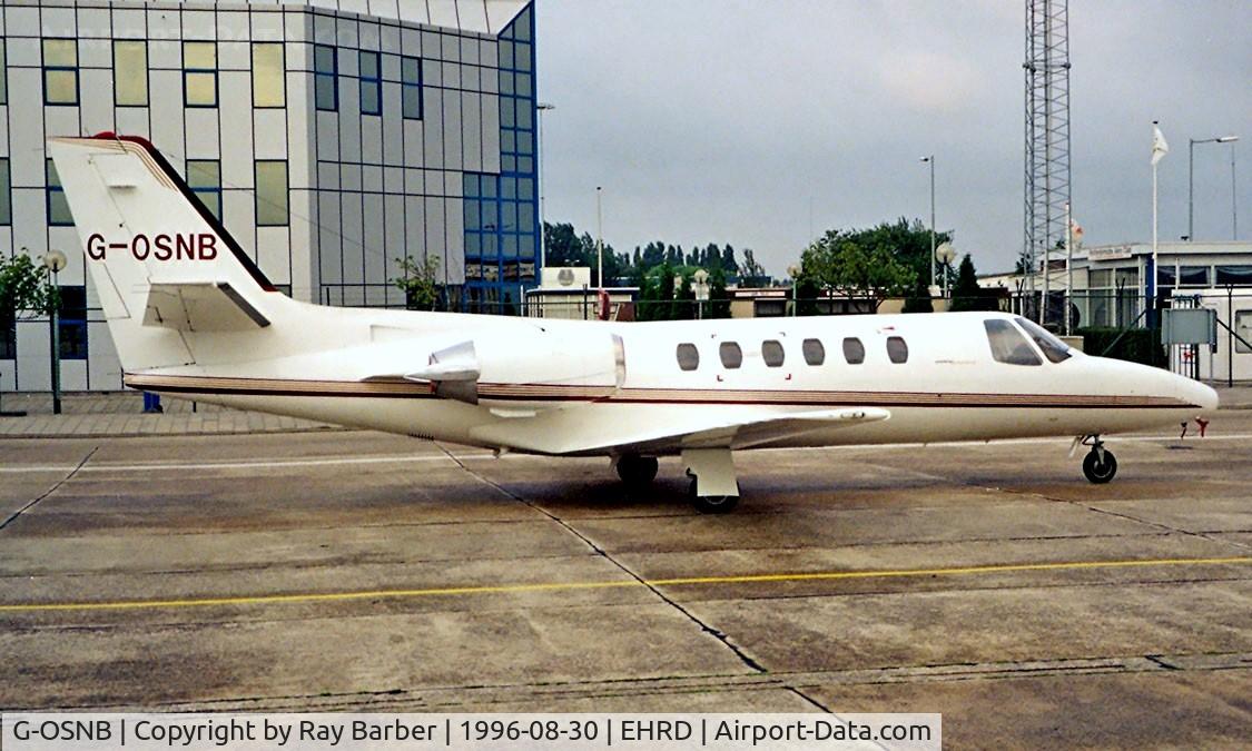 G-OSNB, 1988 Cessna 550 Citation II C/N 550-0569, Cessna Citation II [550-0569] Rotterdam~PH 30/08/1996