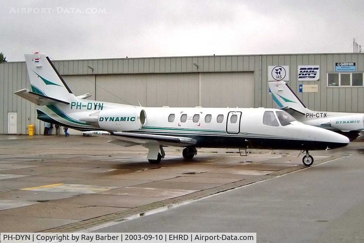PH-DYN, 2000 Cessna 550 Citation Bravo C/N 550-0928, Cessna Citation Bravo [550-0929] Rotterdam~PH 10/09/2003