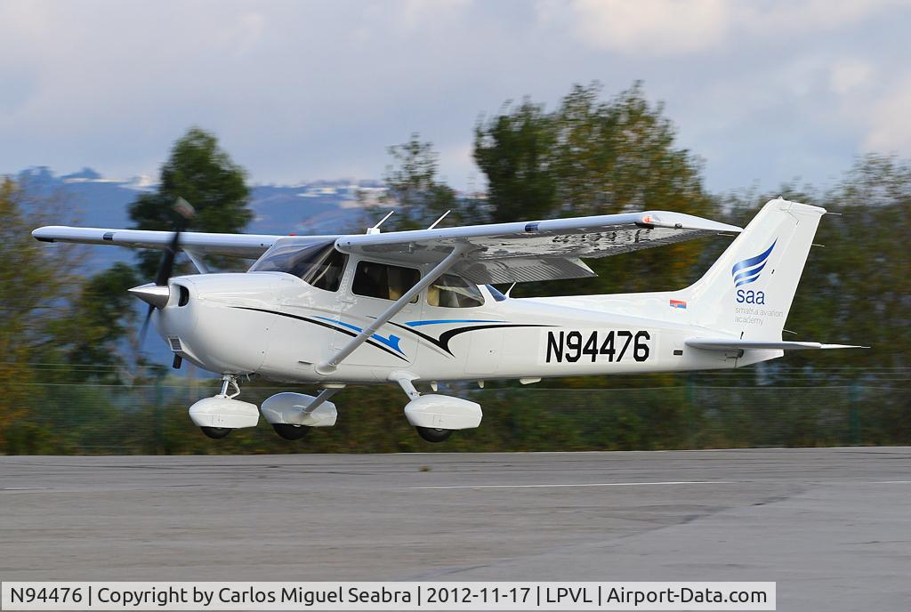 N94476, 2012 Cessna 172S Skyhawk C/N 172S11225, Delivery flight, night stop at LPVL after a 8h flight from LPAZ.