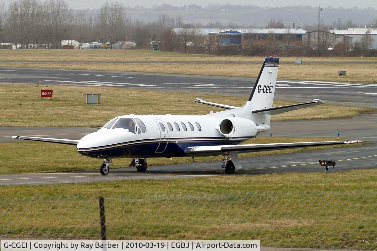 G-CGEI, 2000 Cessna 550 Citation Bravo C/N 550-0951, Cessna Citation Bravo [550-0951] Staverton ~G 19/03/2010