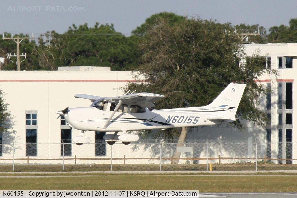 N60155, 2006 Cessna 172S Skyhawk SP C/N 172S10167, Cessna Skyhawk (N60155) arrives at Sarasota-Bradenton International Airport