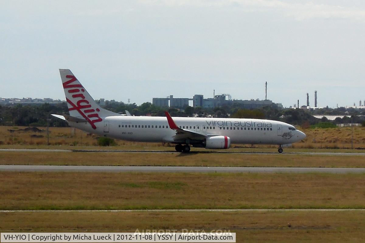 VH-YIO, 2012 Boeing 737-8FE C/N 38714, At Sydney