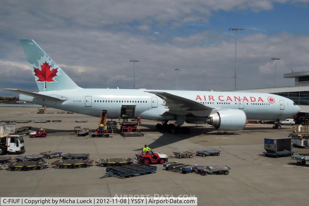 C-FIUF, 2007 Boeing 777-233/LR C/N 35243, At Sydney
