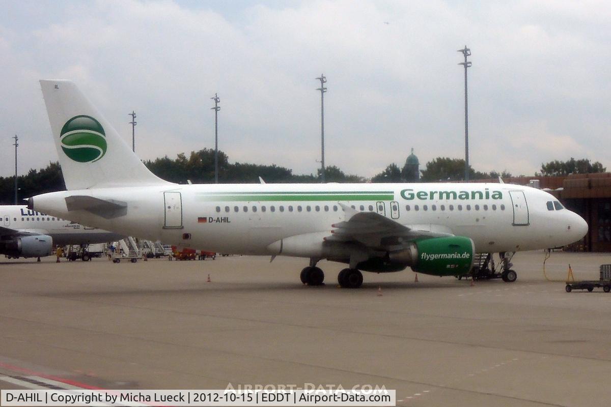 D-AHIL, 2008 Airbus A319-112 C/N 3589, At Tegel