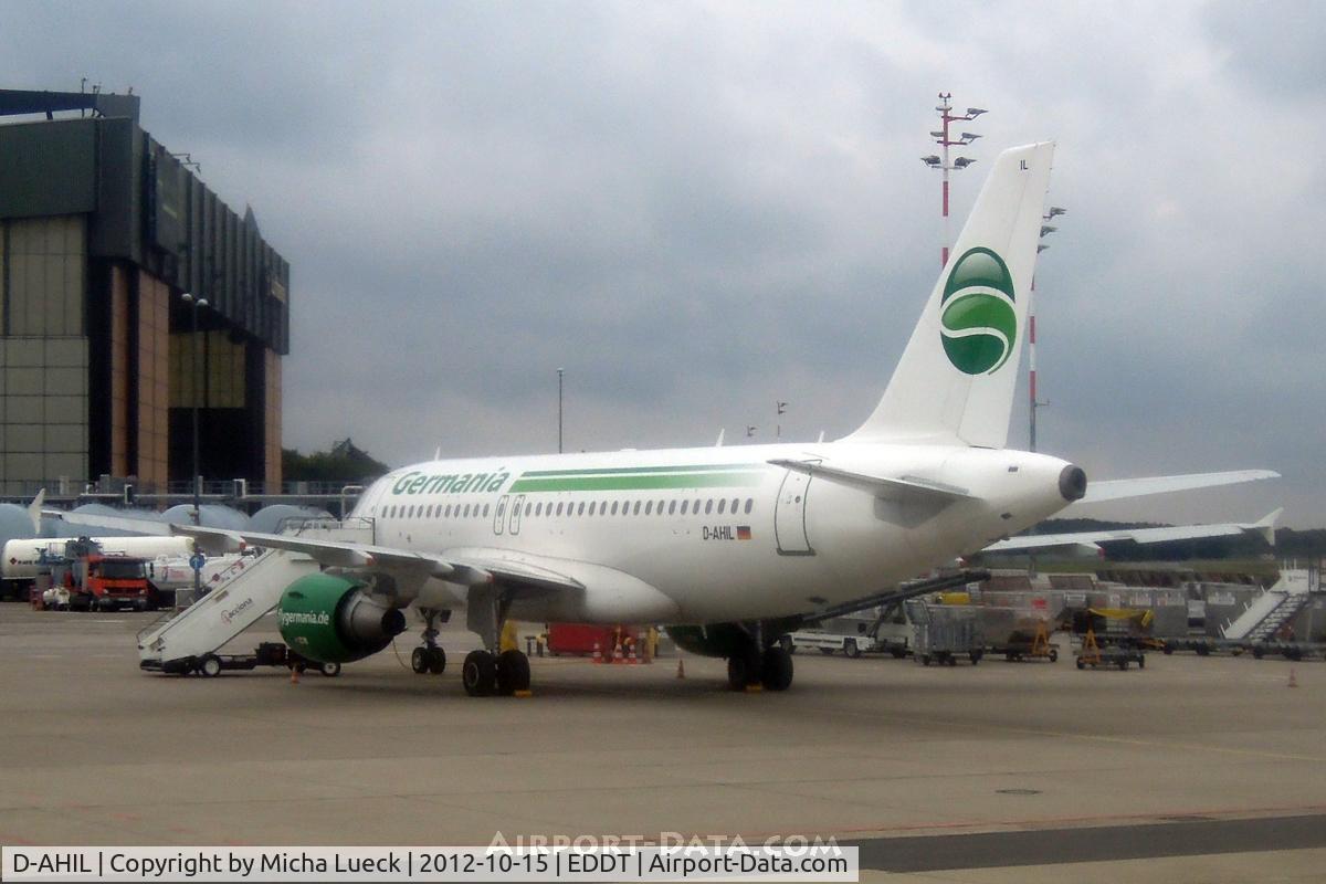 D-AHIL, 2008 Airbus A319-112 C/N 3589, At Tegel