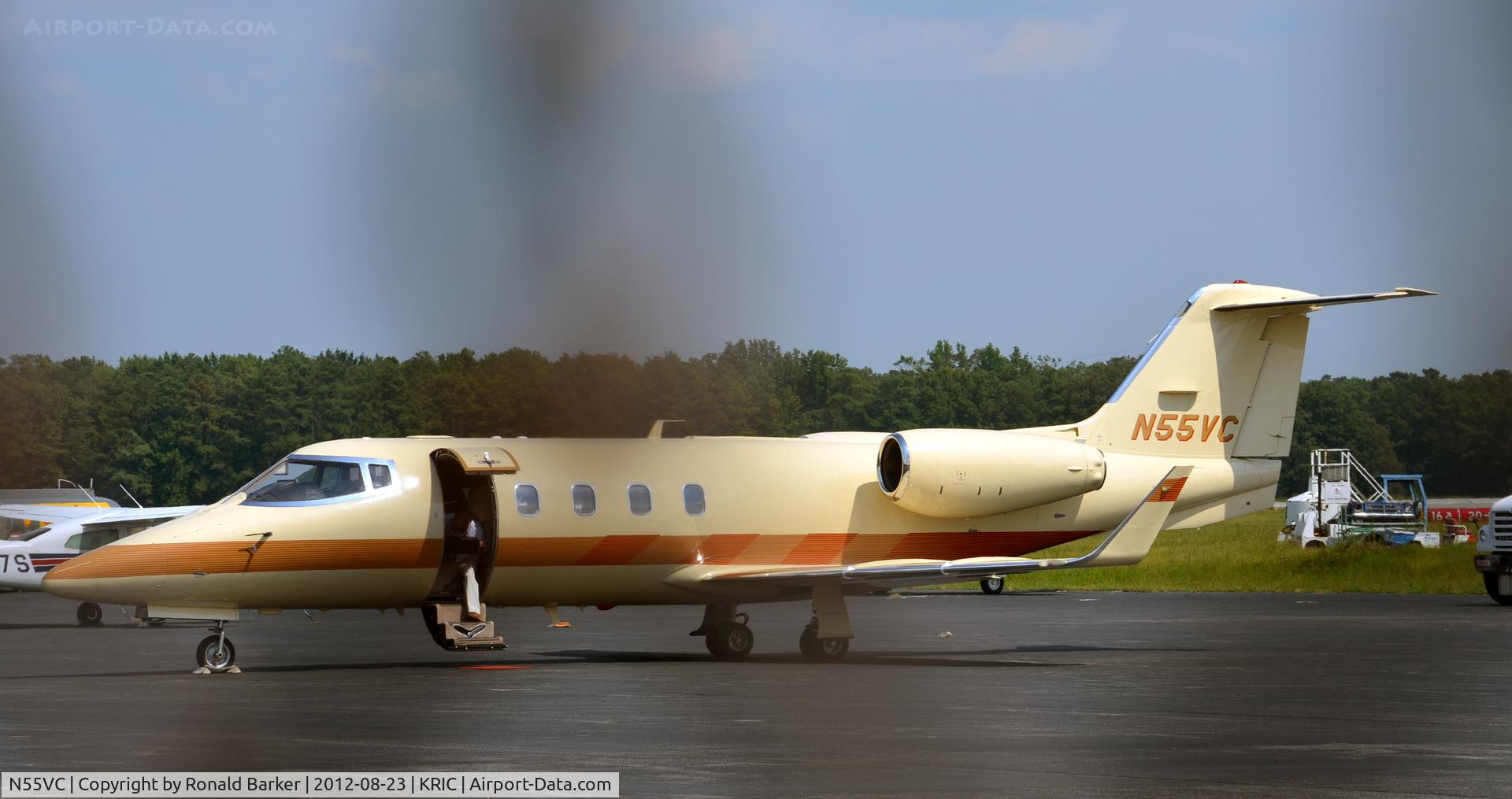 N55VC, 1986 Gates Learjet 55B C/N 130, Richmond