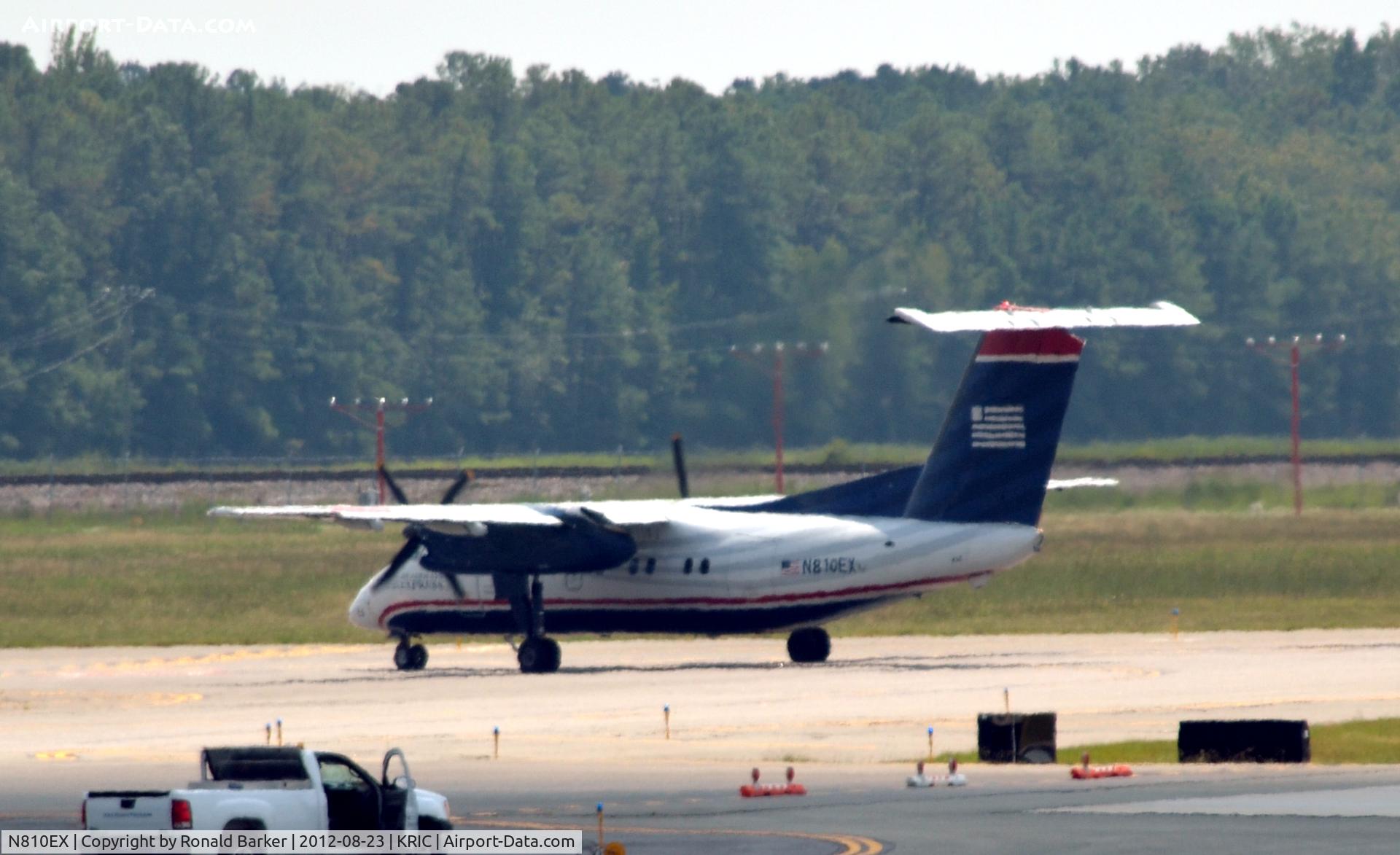 N810EX, 1991 De Havilland Canada DHC-8-102 Dash 8 C/N 308, Taxi Richmond