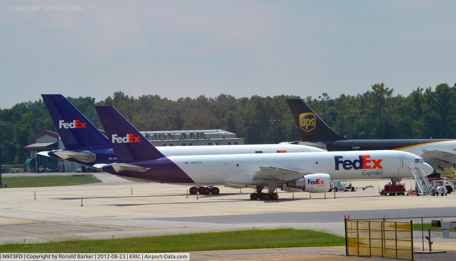 N973FD, 1992 Boeing 757-2Y0/F C/N 26151, Richmond