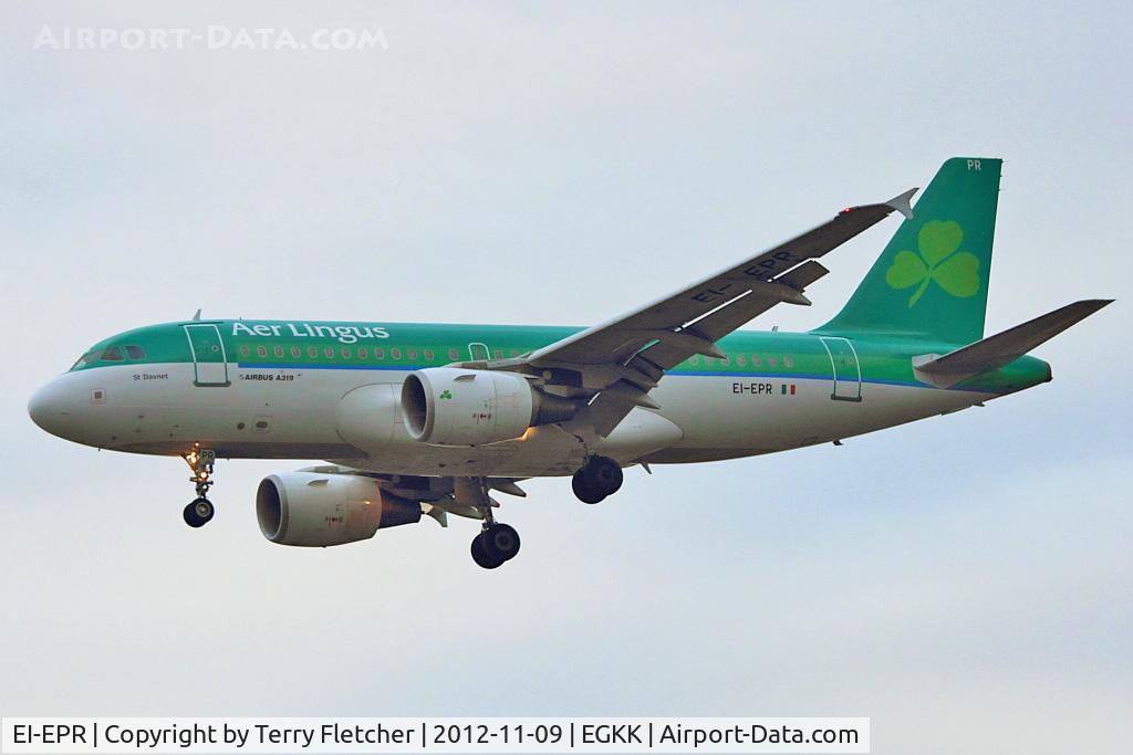 EI-EPR, 2007 Airbus A319-111 C/N 3169, Aer Lingus 2007 Airbus A319-111, c/n: 3169