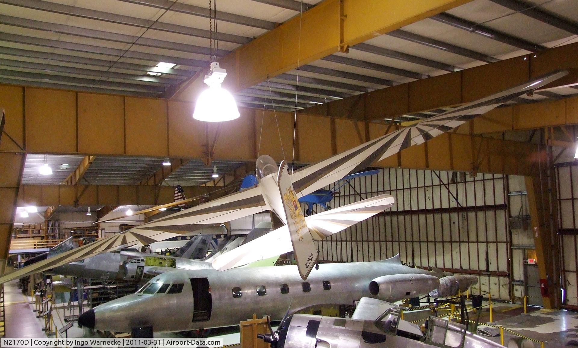 N2170D, Lunak L-107 C/N 36, Letov LF-107 Lunak at the Museum of Flight Restoration Center, Everett WA