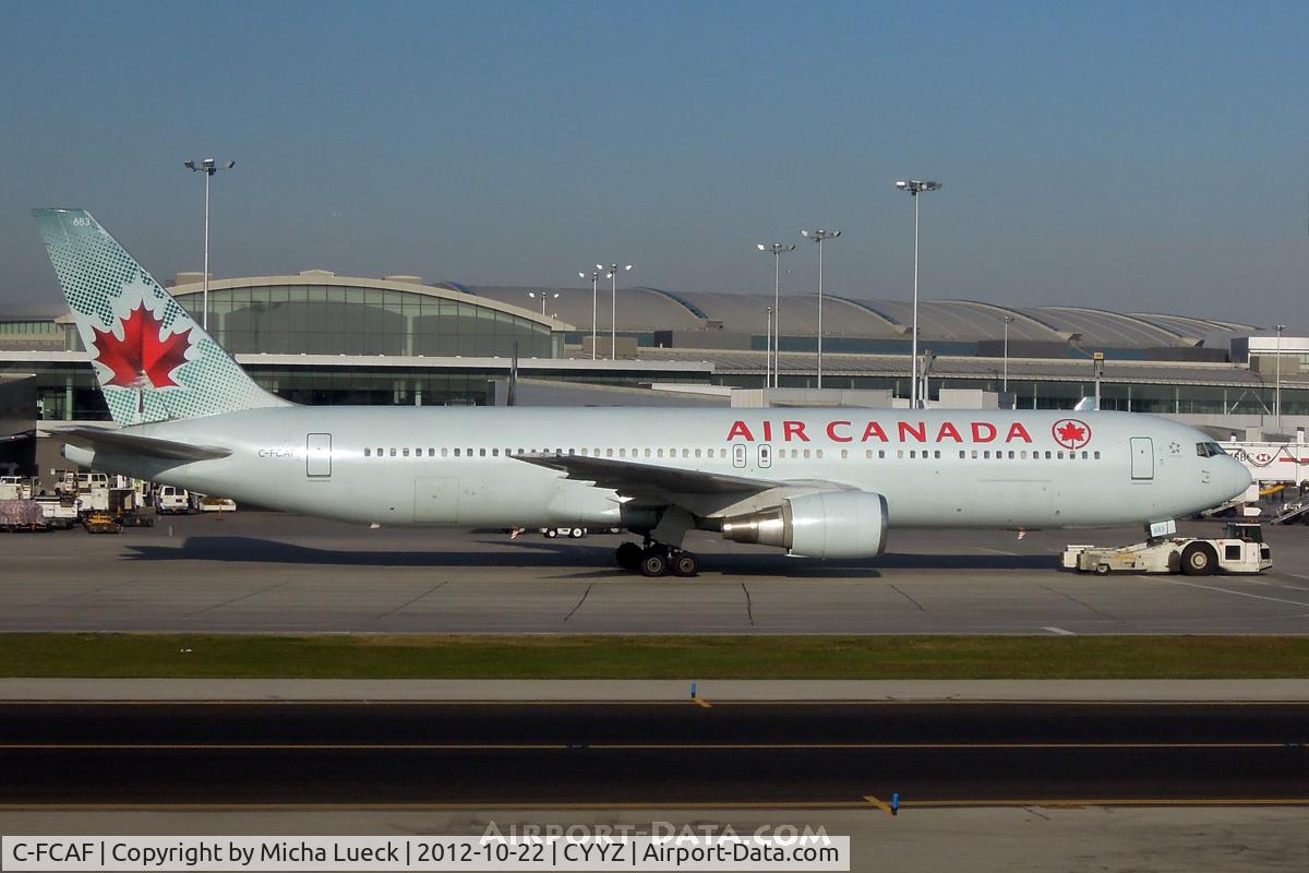 C-FCAF, 1988 Boeing 767-375 C/N 24084, At Pearson International