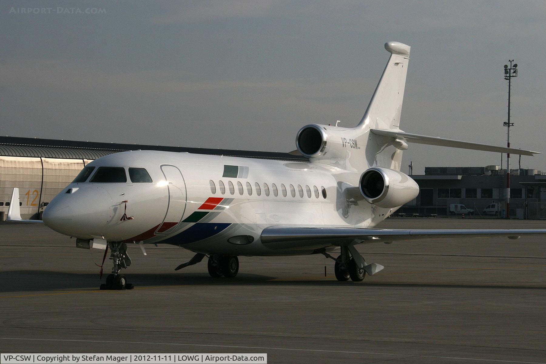 VP-CSW, 2011 Dassault Falcon 7X C/N 143, Falcon 7X @GRZ