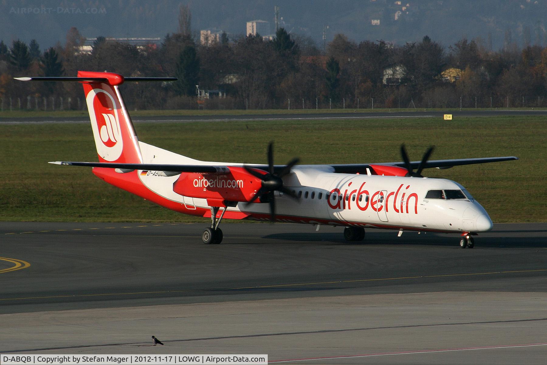 D-ABQB, 2008 De Havilland Canada DHC-8-402Q Dash 8 C/N 4226, Air Berlin Dash 8-400 @GRZ