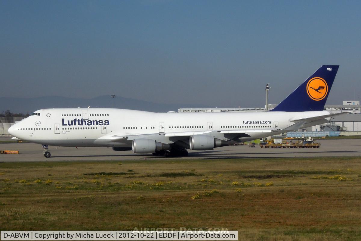 D-ABVM, 1998 Boeing 747-430 C/N 29101, At Frankfurt