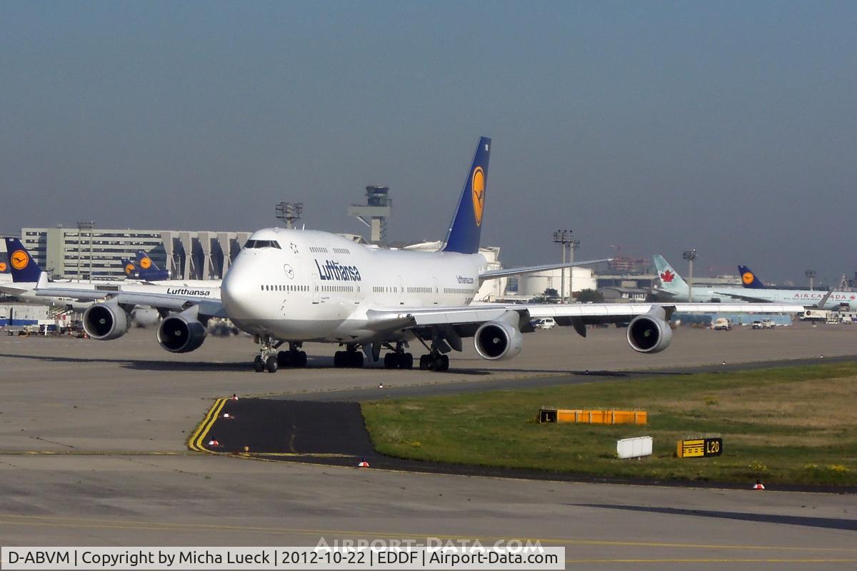 D-ABVM, 1998 Boeing 747-430 C/N 29101, At Frankfurt