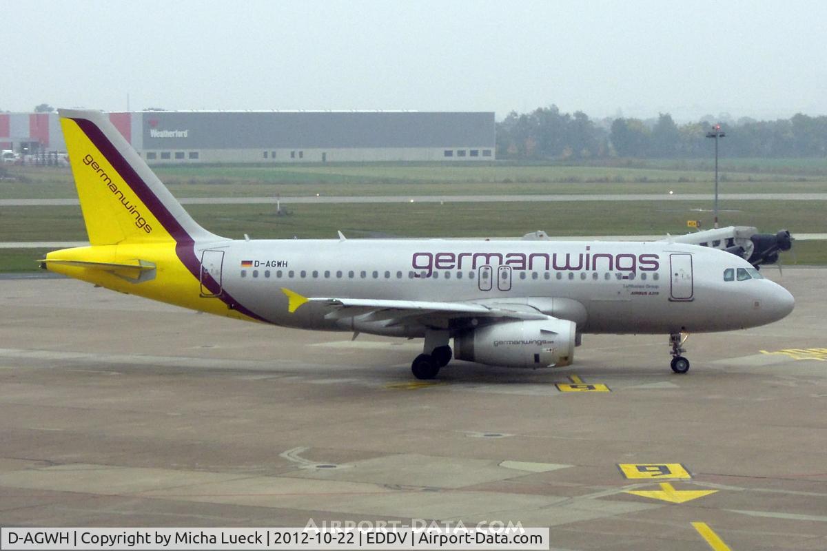 D-AGWH, 2007 Airbus A319-132 C/N 3352, At Langenhagen