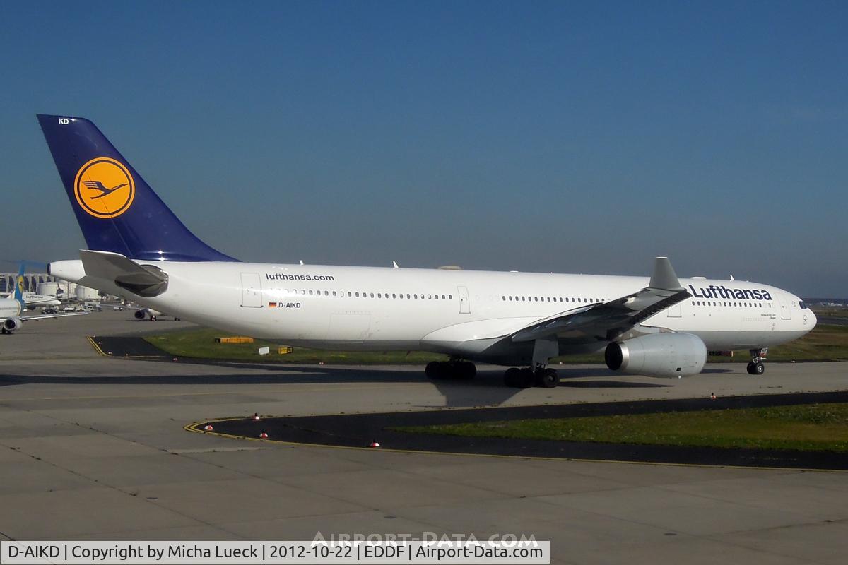 D-AIKD, 2004 Airbus A330-343X C/N 629, At Frankfurt