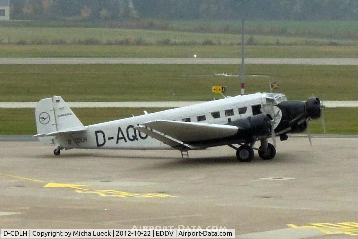 D-CDLH, 1936 Junkers Ju-52/3m C/N 130714, At Hanover