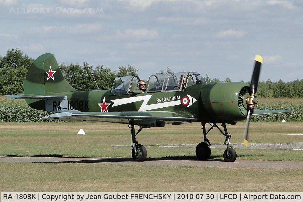 RA-1808K, 1988 Yakovlev Yak-52 C/N 889109, aéroclub d'Andernos